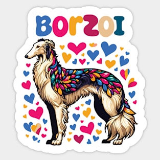 Borzoi. I love borzois. Sticker